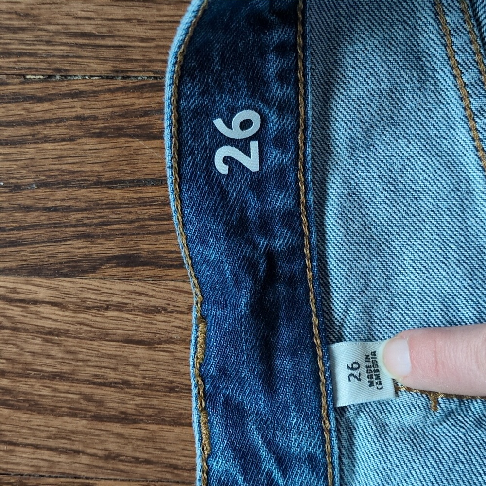 J. Crew Slouchy Boyfriend Blue Denim Jeans Size 26 - Picture 3 of 7